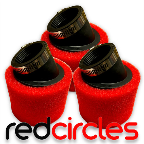 Filtro aria rosso - filtro, angolato